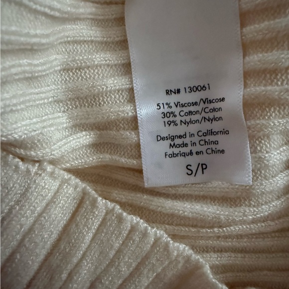 L*Space Camryn Ribbed Fitted Long Sleeve Sweater NWT Size S - Picture 7 of 9